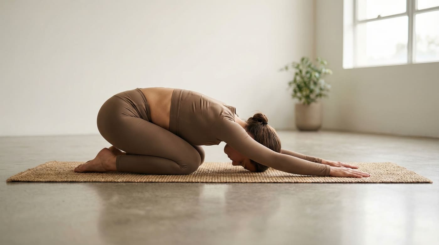 Atmende Kobra im Knien